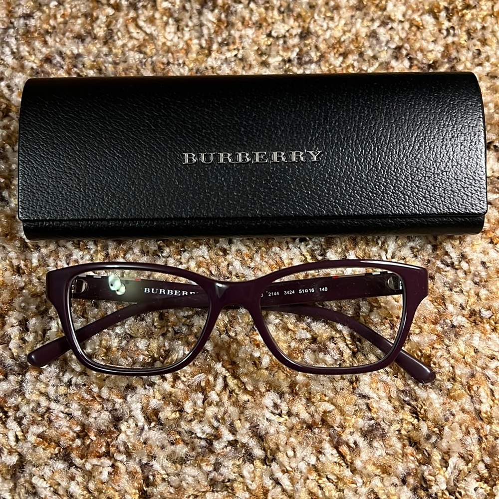 Purple Burberry Glasses